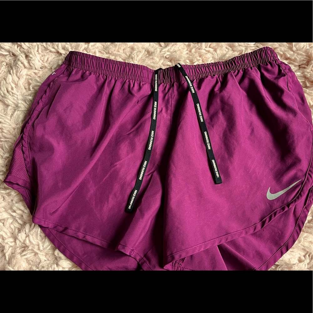 Burgundy Nike Athletic Shorts